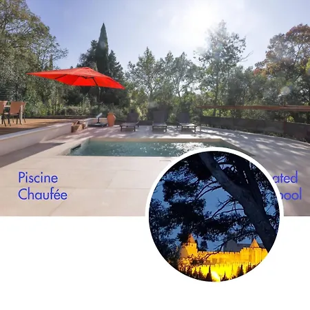 Holiday home St Francois Piscine Privee Chauffee ,clim ,parking Gratuit Carcassonne